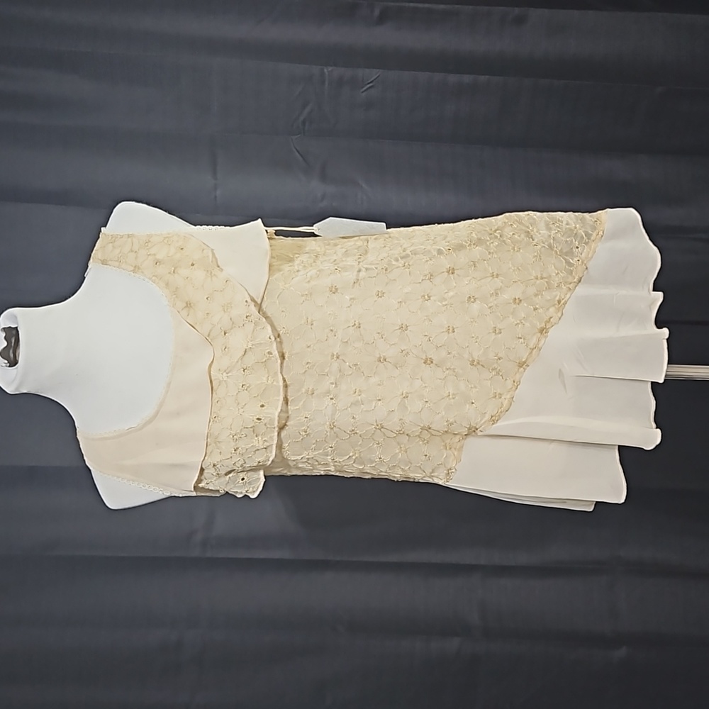 NWT Floral lace tank top